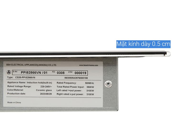 Bếp từ đôi lắp âm Bosch PPI82566VN