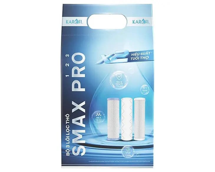 Bộ 3 lõi lọc thô Karofi Smax Pro 1, 2, 3