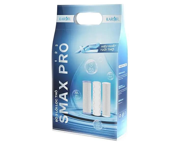 Bộ 3 lõi lọc thô Karofi Smax Pro 1, 2, 3