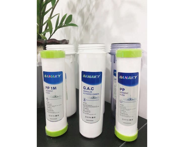 Bộ lõi lọc thô Sanaky số 1, 2, 3