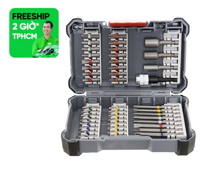 Bộ vặn vít Pick &amp; Click Bosch 44 món