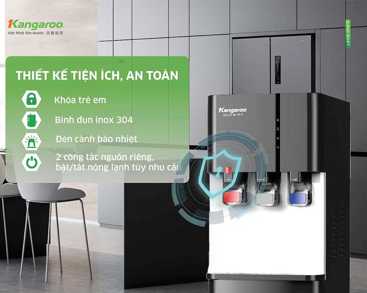 Cây nước nóng lạnh Kangaroo KG599A3