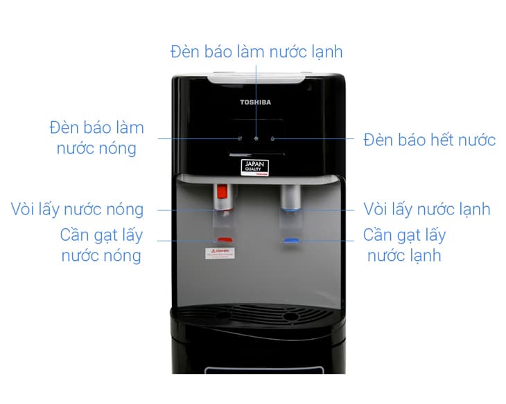 Cây nước nóng lạnh Toshiba RWF-W1669BV(K1)
