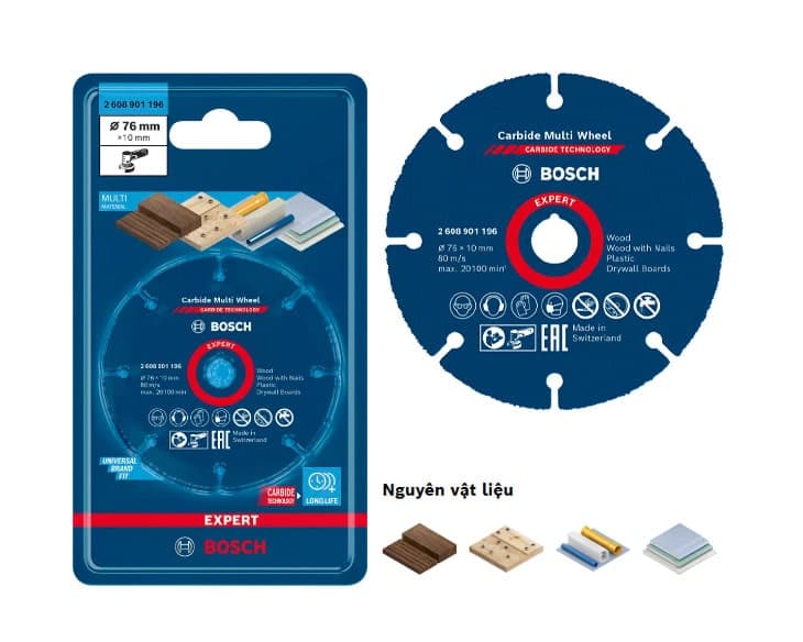 Đĩa cưa đa năng Bosch 76X10MM 2608901196