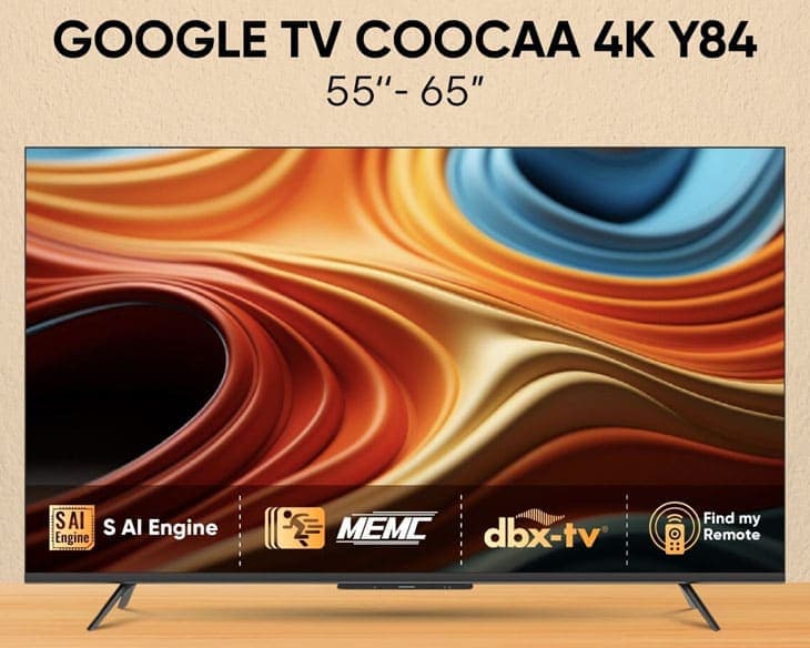 Google Tivi Coocaa 4K 65 Inch 65Y84