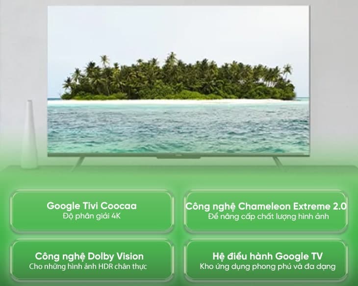 Google Tivi Coocaa 4K 85 Inch 85Y73