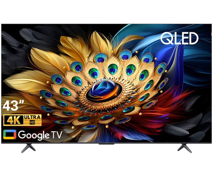 Google Tivi QLED TCL 4K 43 inch 43C655