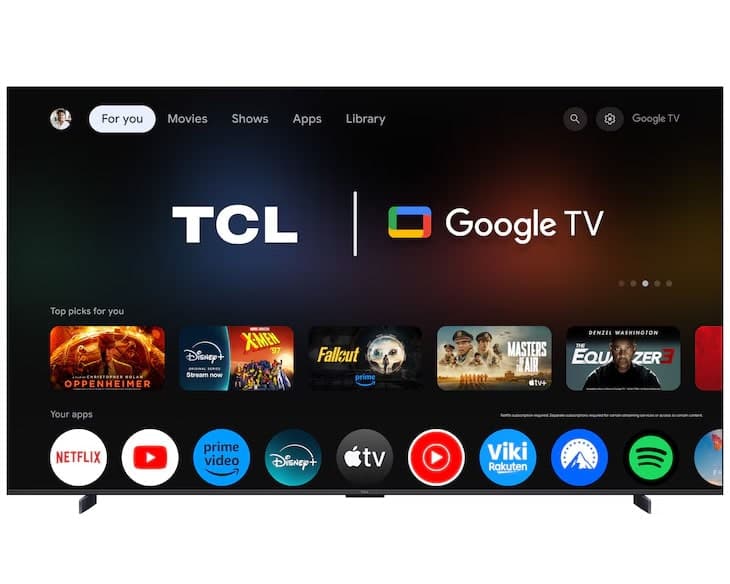 Google Tivi QLED TCL 4K 98 inch 98P8K