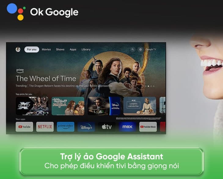 Google Tivi Sony 4K 50 inch K-50S30