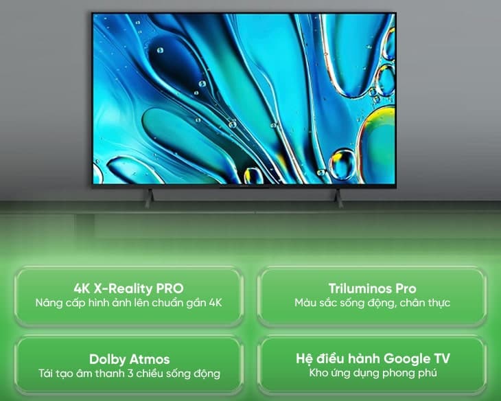 Google Tivi Sony 4K 65 inch K-65S30