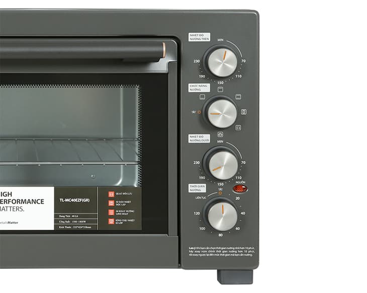Lò nướng Toshiba TL-MC40EZF(GR) 40 lít