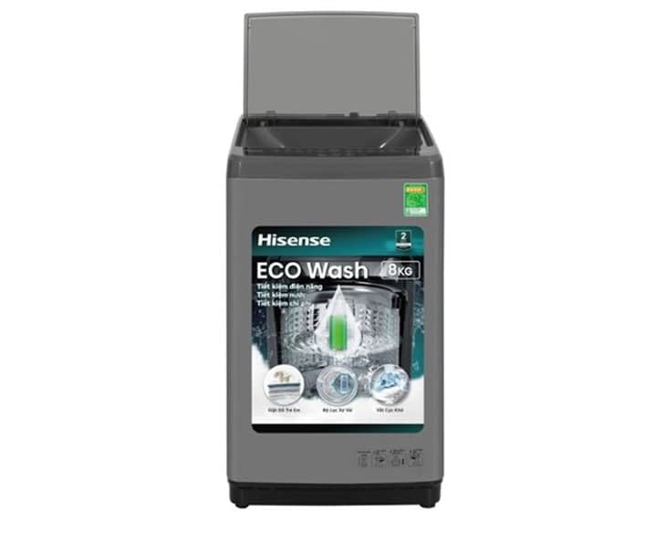 Máy Giặt Hisense 8 kg WTZQ8012UT