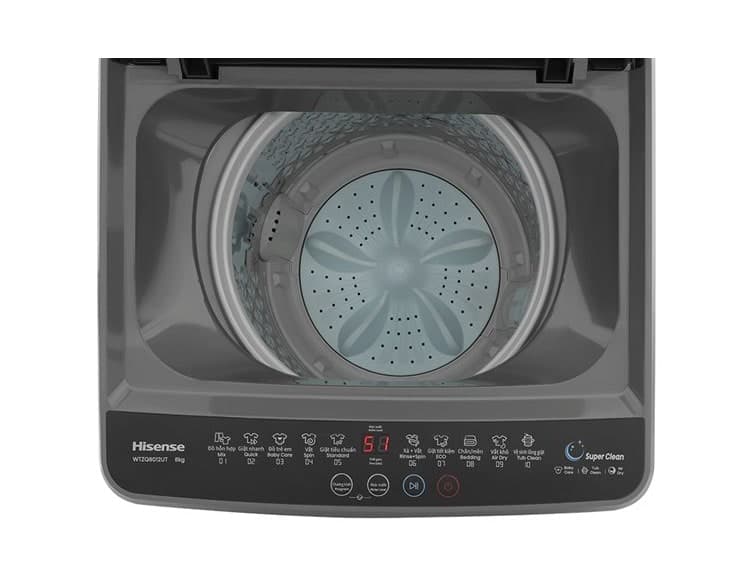 Máy Giặt Hisense 8 kg WTZQ8012UT