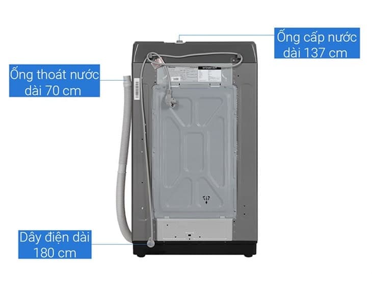 Máy Giặt Hisense 8 kg WTZQ8012UT