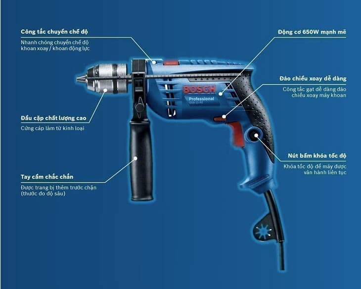 Máy khoan động lực Bosch GSB 13 RE