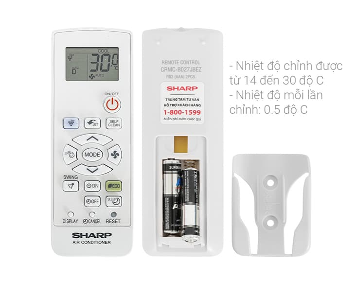 Máy lạnh Sharp Inverter 1 HP AH-XP10BSW