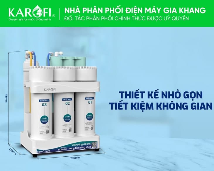 Máy lọc nước để gầm Karofi KAQ-U05 Pro