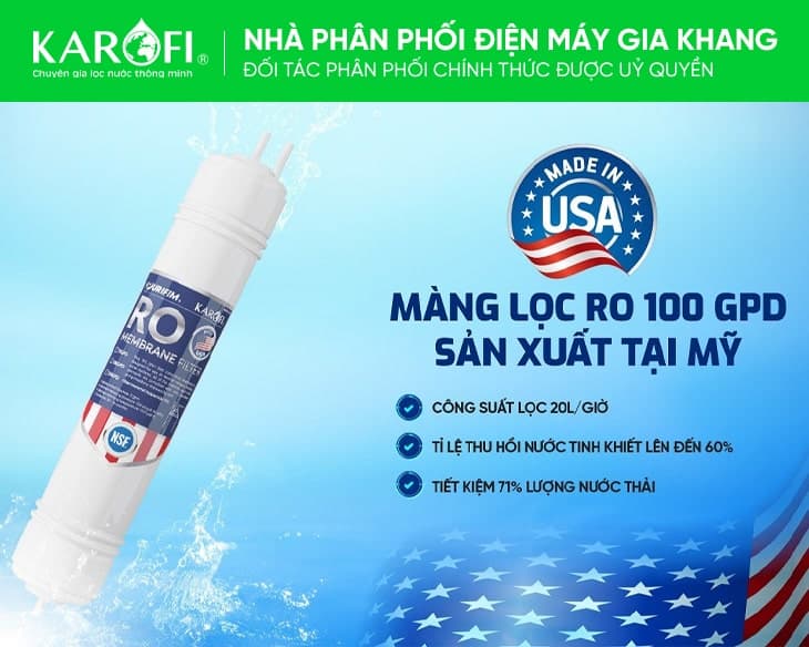 Máy lọc nước để gầm Karofi KAQ-U05 Pro