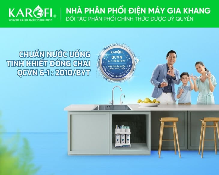 Máy lọc nước để gầm Karofi KAQ-U05 Pro