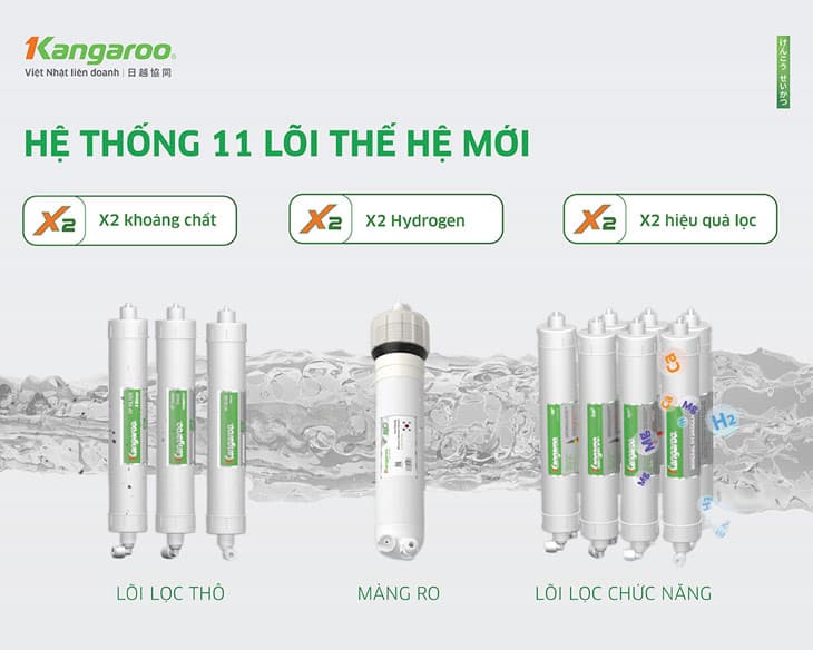 Máy lọc nước Hydrogen Kangaroo KG100HC3