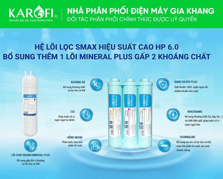 Máy lọc nước Karofi KAH-D15