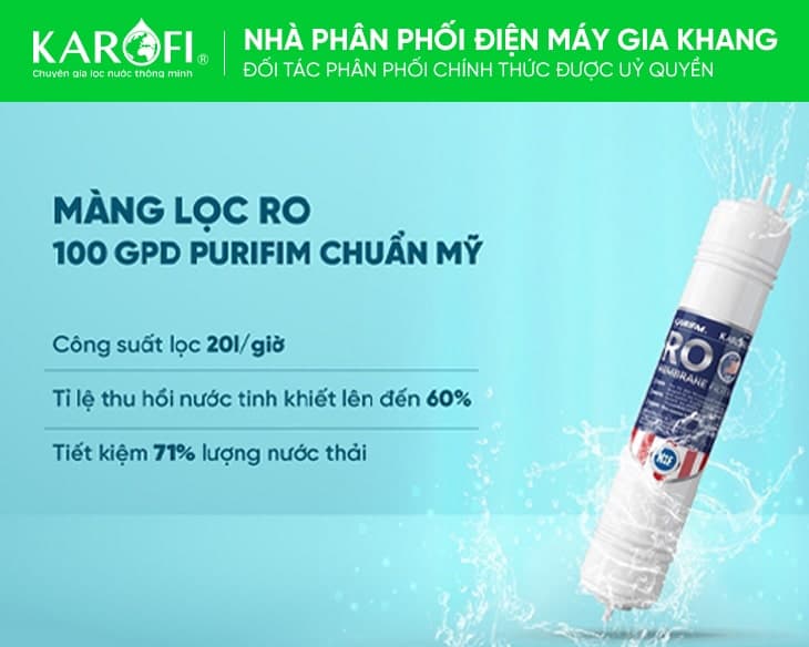 Máy lọc nước Karofi KAQ-D36S