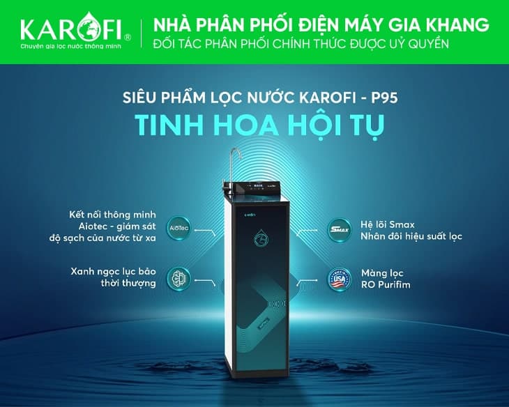Máy lọc nước Karofi KAQ-P95