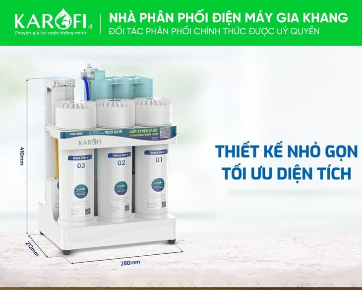 Máy lọc nước Karofi KAQ-U50K