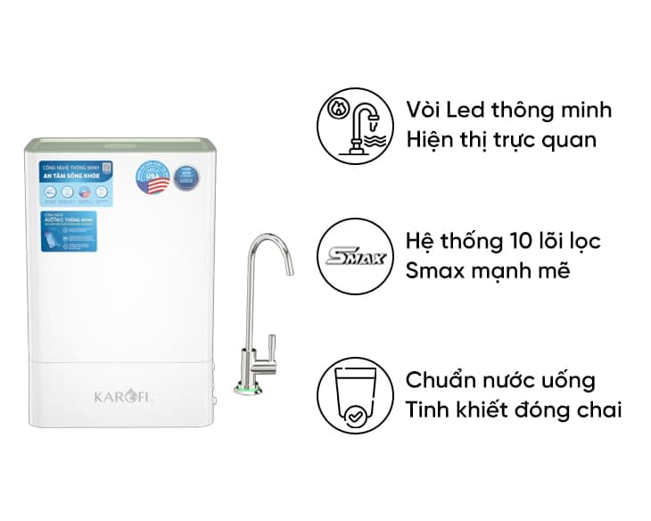Máy lọc nước Karofi KAQ-U98