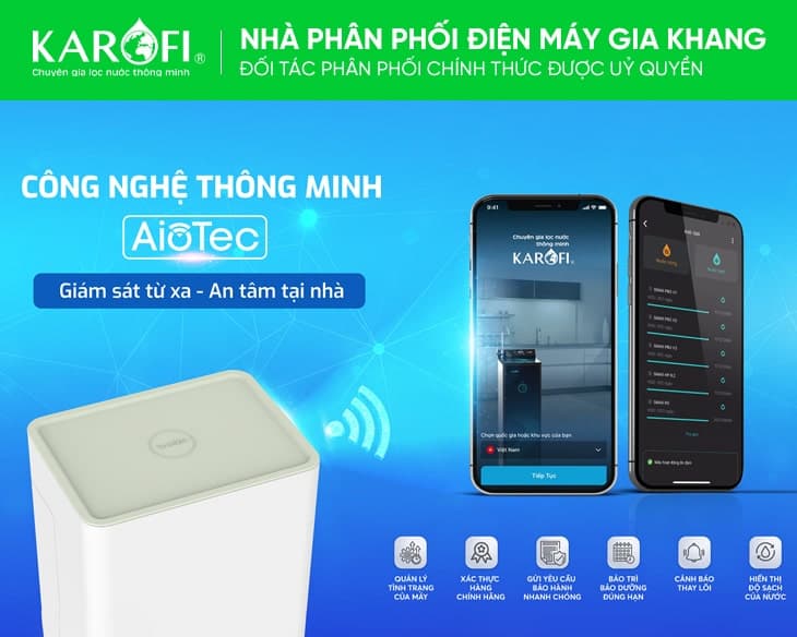 Máy lọc nước Karofi KAQ-U98