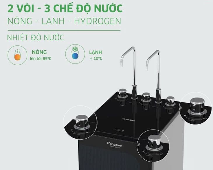 Máy lọc nước nóng lạnh Kangaroo KG10A15
