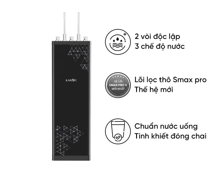 Máy lọc nước nóng lạnh Karofi KAD-D66S