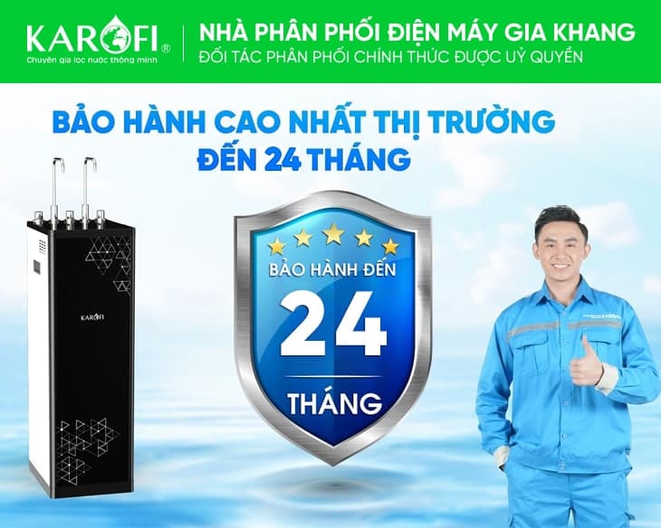 Máy lọc nước nóng lạnh Karofi KAD-D66S