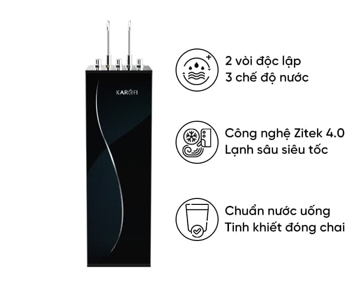 Máy lọc nước nóng lạnh Karofi KAD-D69