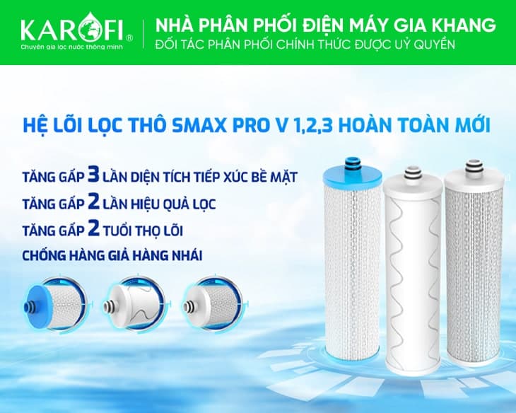 Máy lọc nước nóng lạnh Karofi KAD-D69