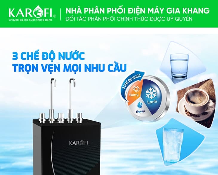 Máy lọc nước nóng lạnh Karofi KAD-D69