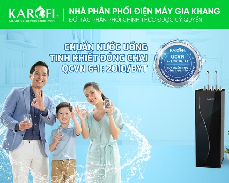 Máy lọc nước nóng lạnh Karofi KAD-D69
