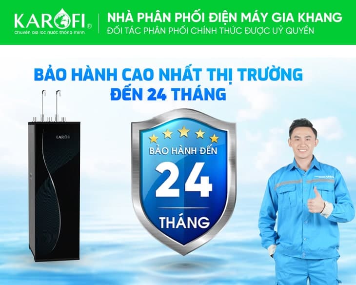 Máy lọc nước nóng lạnh Karofi KAD-D69