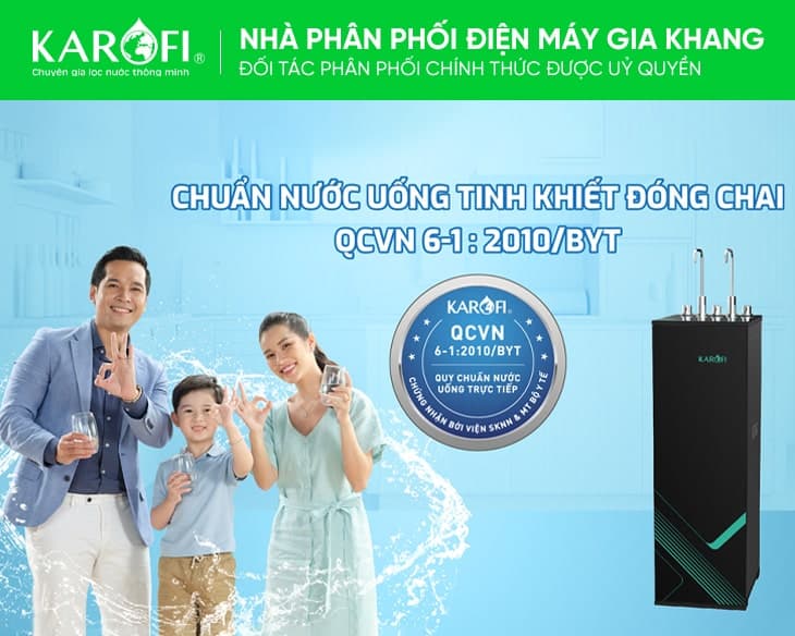Máy lọc nước nóng lạnh Karofi KAD-M68