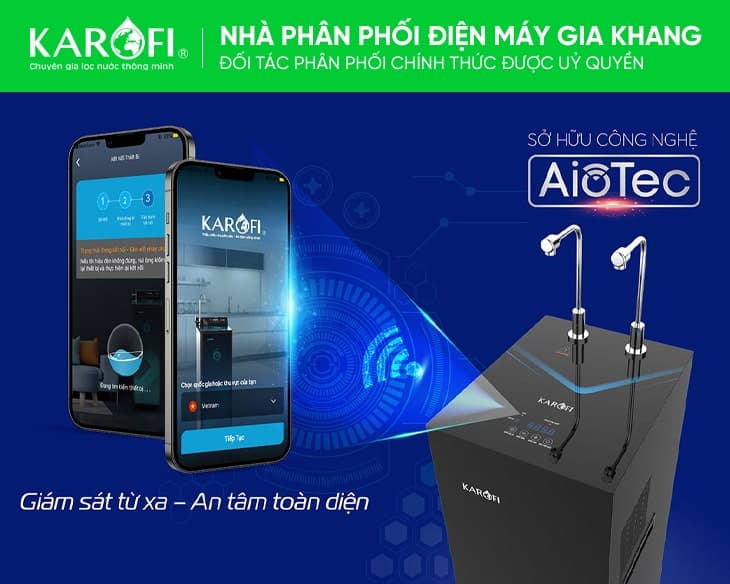 Máy Lọc Nước Nóng Lạnh Karofi KAD-N69