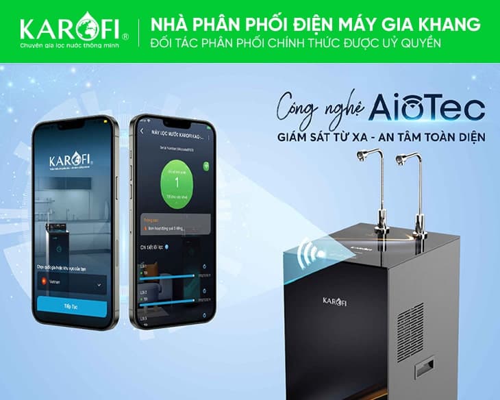 Máy lọc nước nóng lạnh Karofi KAD-N89