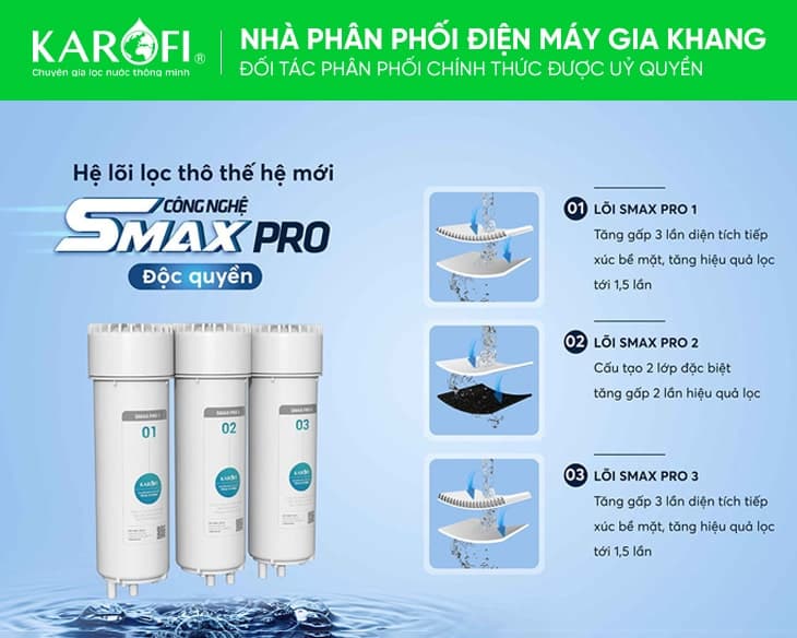 Máy lọc nước nóng lạnh Karofi KAD-N89