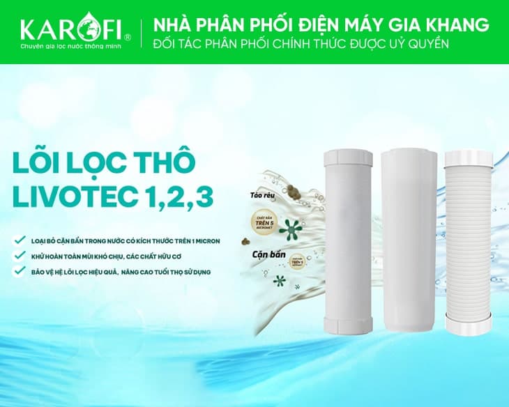 Máy lọc nước nóng lạnh Livotec 630S