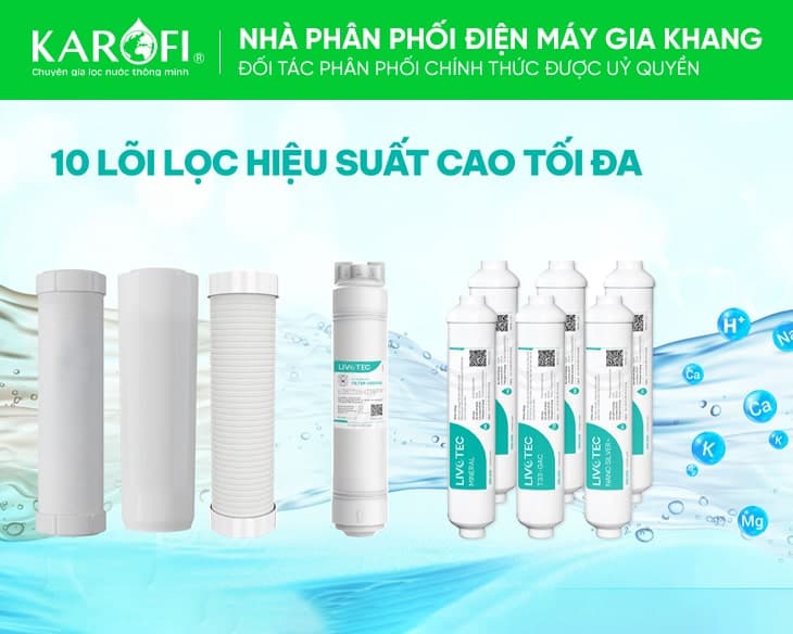 Máy lọc nước nóng lạnh Livotec 630S