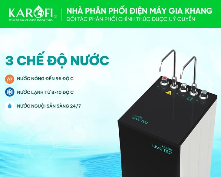 Máy lọc nước nóng lạnh Livotec 630S