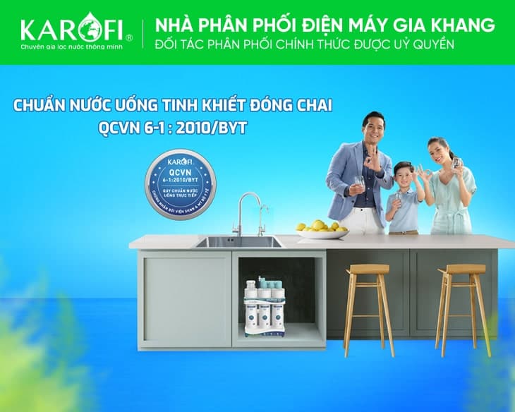 Máy lọc nước RO Karofi KAQ-U95 PRO
