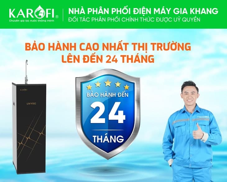 Máy lọc nước RO Karofi Livotec 606