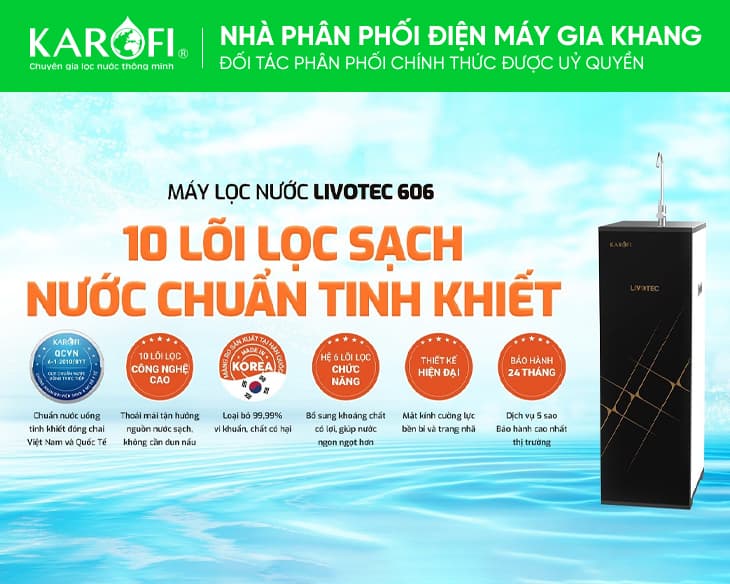 Máy lọc nước RO Livotec 606