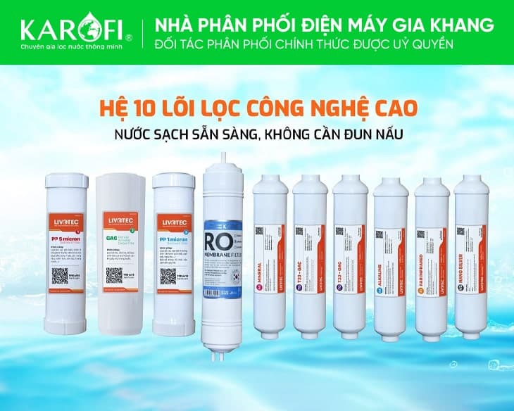 Máy lọc nước RO Livotec 606