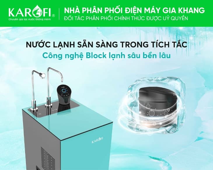 Máy lọc nước RO nóng lạnh Karofi KAD-N91